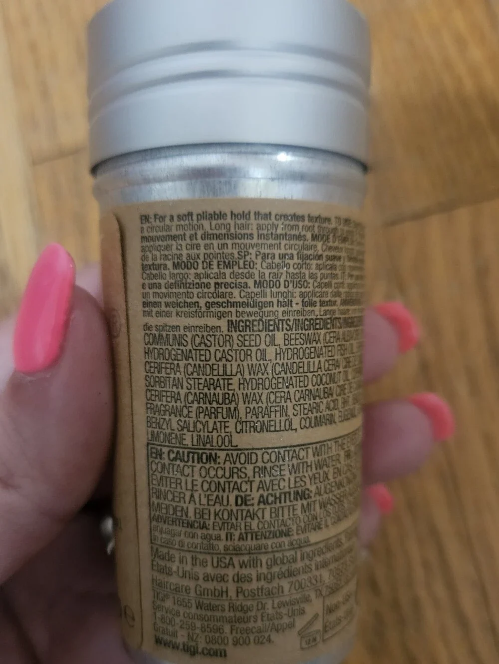 NIB TIGI Bed Head Hair Stick To Slick Back Hair Or Help With Little Fly-Aways!